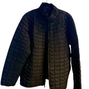 Ben Sherman Men's Black Quilted Puffer Jacket Full Zip Lightweight $175 XL